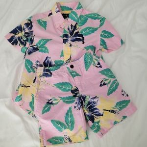 Polo Ralph Lauren shirt and shorts set